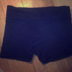 Black stretchy shorts